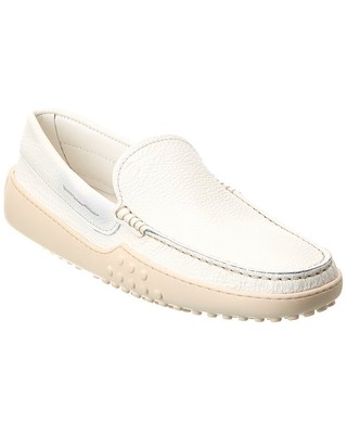 

Мужские кожаные лоферы Tods Pantofola Gommino белые, Белый, NA