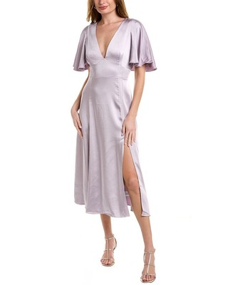 

Женское платье миди с развевающимися рукавами Ted Baker, Lilac