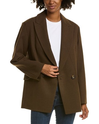 

Женский шерстяной блейзер Vince, Зеленый