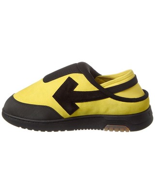 Pre-owned Off-white ™ Out Of Office Suede Mule Sneaker Men's Yellow 40