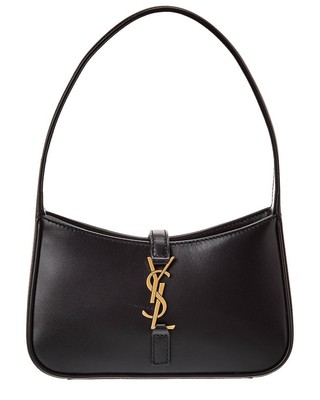 Saint Laurent Mini Leather Hobo Bag (Authentic Pre-Owned) Womens