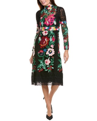 Макси-платье Valentino Женское черное 40
