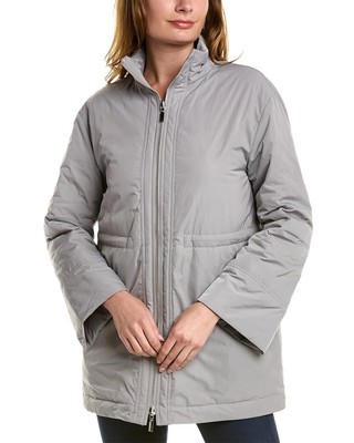 

Lafayette 148 New York Двустороннее женское пальто Calvin, Greystone, NA