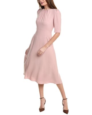 Женское платье-футляр Teri Jon By Rickie Freeman с отделкой из крепа и жемчуга