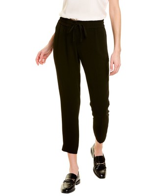 

Женские брюки с завязками Brooks Brothers, черные, Черный, NA