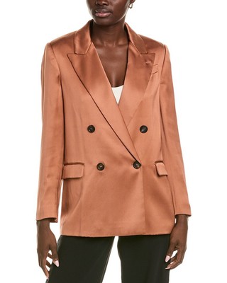 Brunello Cucinelli Silk Blazer Womens