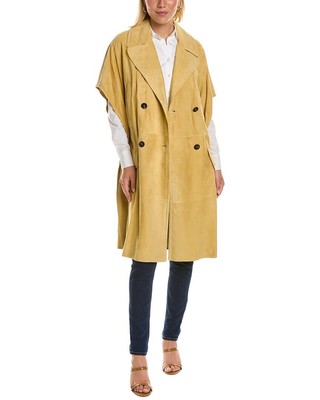

Кожаный тренч для женщин Brunello Cucinelli, Mpcl c, NA