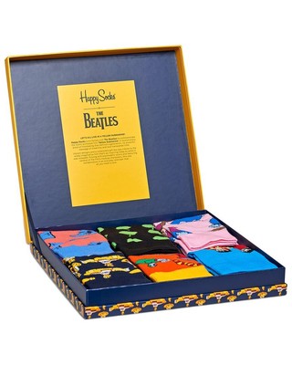 

Мужские носки Happy Socks The Beatles в коллекционной коробке, 6 шт., 9–11 лет, Multi