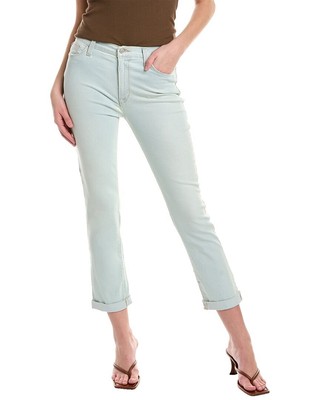 

Hudson Jeans Blair Galaxy Прямые укороченные джинсы женские с высокой посадкой, Зеленый, NA