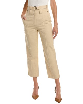 

Женские льняные брюки Brunello Cucinelli с двойным поясом, Bcwpants, NA