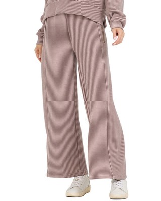 Vintage Havana Stripe Cord Fleece Pant Womens