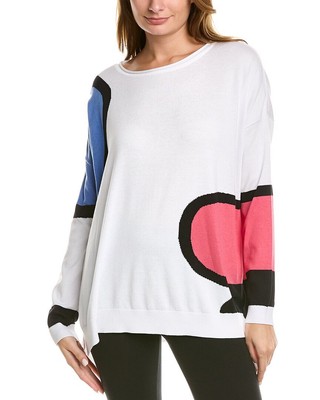 

Женский свитер Planet Lava Lamp, White combo