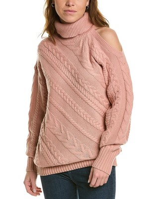 

Женский шерстяной свитер с водолазкой Bcbgmaxazria, Розовый