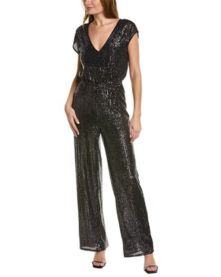 

Bcbgmaxazria Женский комбинезон с пайетками цвета металлик размера, Metallic