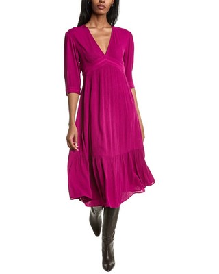 Платье миди Ba&Sh Женское розовое 1/S