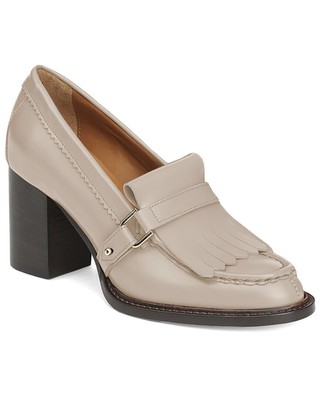 

Женские кожаные лоферы Lafayette 148 New York Booker Heel, Бежевый, NA
