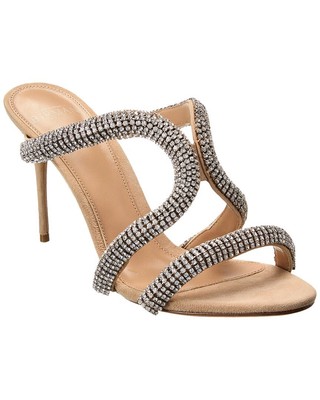 

Alexandre Birman Cleo 85 Замшевые сандалии женские бежевые 37,5, Бежевый, NA