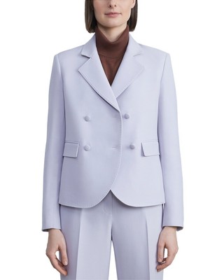 

Lafayette 148 New York двубортный укороченный женский пиджак из шерсти и шелка, Aster