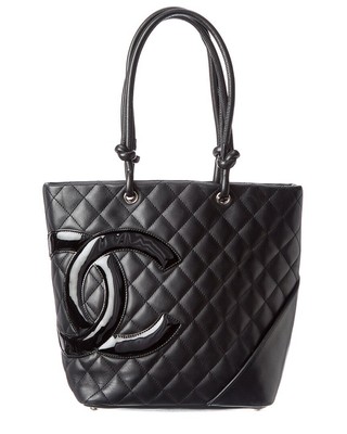 

Маленькая женская сумка-тоут Chanel из стеганой ткани черного цвета (оригинальные бывшие в употреблении), NA