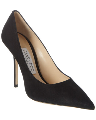 

Женские замшевые туфли Jimmy Choo Love 100, Черный, NA
