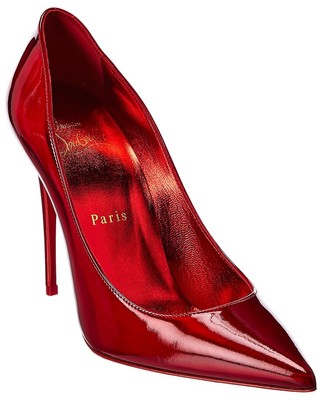 

Патентованные туфли-лодочки Christian Louboutin Kate 100 для женщин, Красный, NA