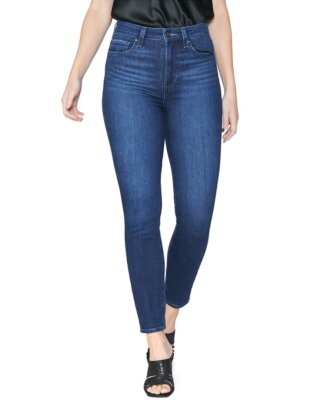 

Укороченные женские джинсы скинни Paige Denim Margot Ballad со сверхвысокой талией, NA