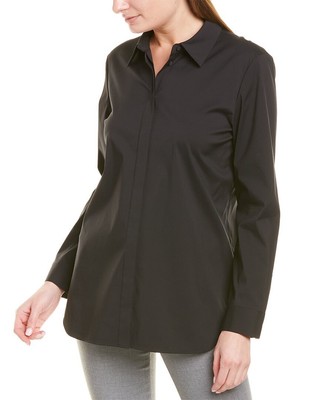 

Женская блузка Lafayette 148 New York Brody, Черный