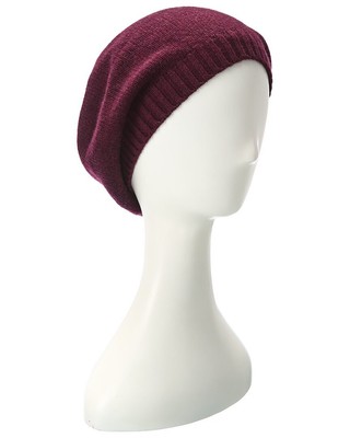 

Женский кашемировый берет Portolano, Dusty prune, NA