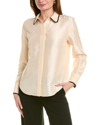 Женская шелковая блузка Lafayette 148 New York из Нью-Йорка
