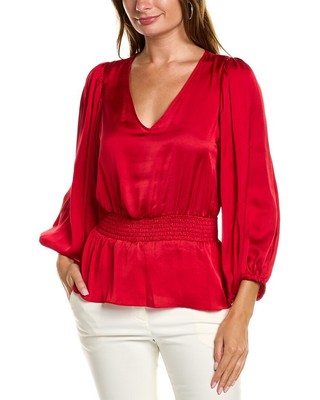 

Женская блузка с баской Vince Camuto, Красный
