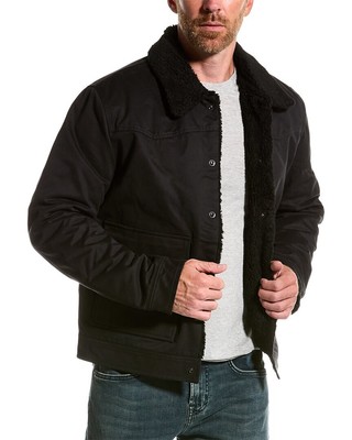 

Мужская куртка Trucker 7 For All Mankind Western Trucker, Черный, NA
