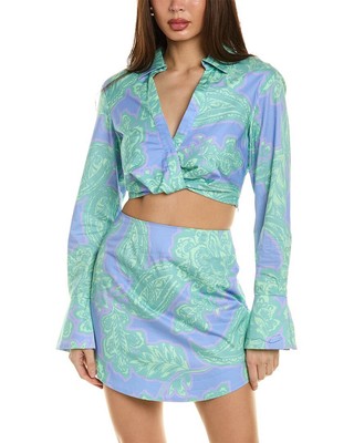 Рубашка Suboo Jade Wrap Женская фиолетового цвета S