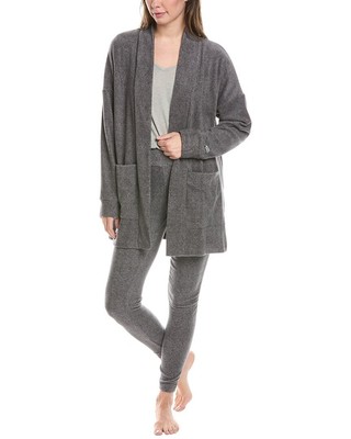Dkny 2Pc Cardigan & Legging Lounge Set Womens Grey Xl