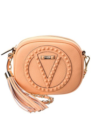 Valentino By Mario Valentino Женское кроссбоди из натуральной кожи Nina Rock розового цвета