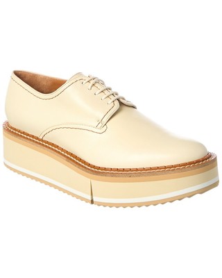 Оксфордские женские туфли на кожаной платформе Clergerie Brooks