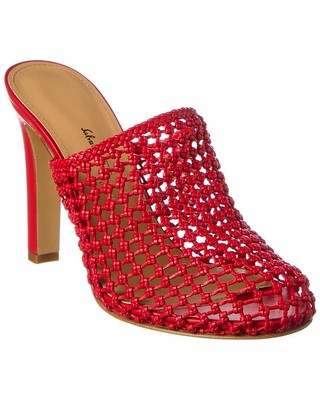 

Женские кожаные мюли Ferragamo, Красный, NA