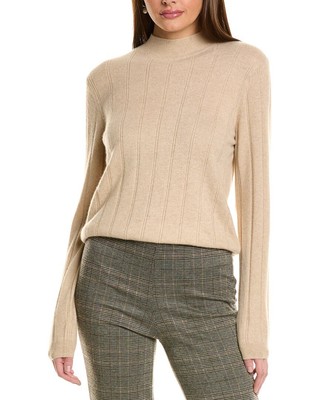 Женский кашемировый свитер Amicale Cashmere с широкими ребрами из кашемира
