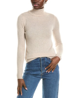 Кашемировый свитер с высоким воротом Forte Cashmere Женский бежевый M