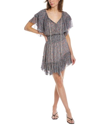 Pre-owned Isabel Marant Étoile Florise Mini Dress Women's In Blue