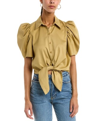 Ba&Sh Dean Shirt Womens Green 1/S