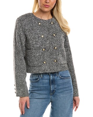 

Куртка двубортная полушерстяная женская Beulah серая, Grey, NA
