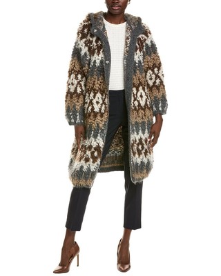 Женская толстовка Brunello Cucinelli из смеси мохера и шерсти S
