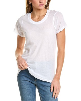 Женская приталенная футболка из ткани Monrow