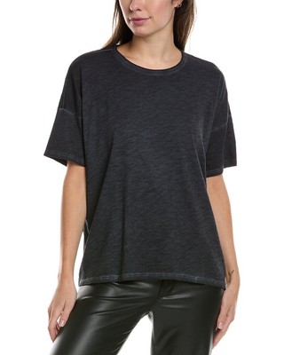 Eileen Fisher Crewneck Boxy T-Shirt Womens Blue Xl