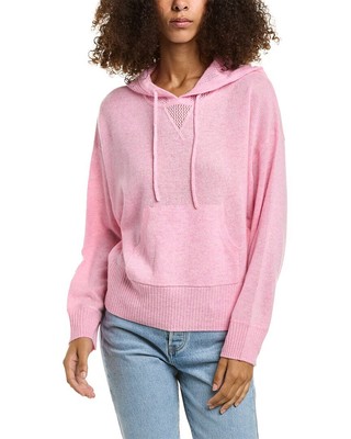 

Укороченная кашемировая худи женская Alashan Lizzy, Розовый