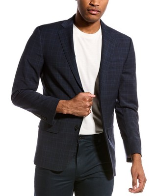 

Мужская полушерстяная куртка Brooks Brothers Regent Fit, Синий, NA