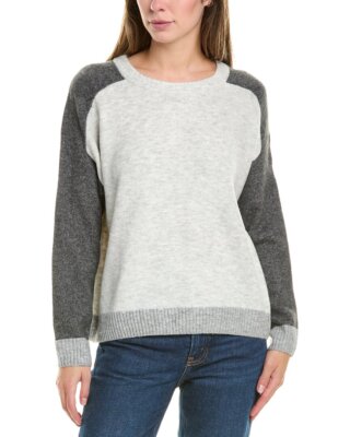 Vince Camuto Colorblock Sweater Womens Grey M
