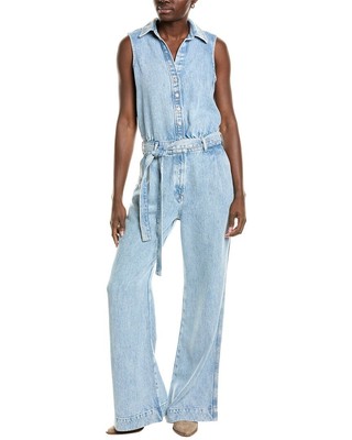7 For All Mankind Плиссированный комбинезон женский синий Xs