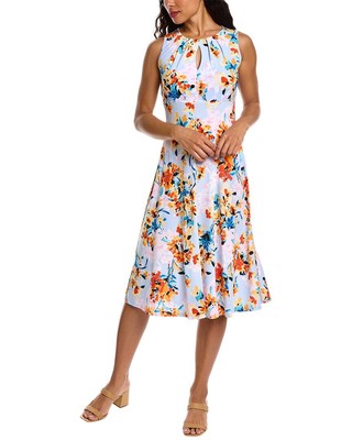 

Платье миди London Times Keyhole, женское синее, Синий