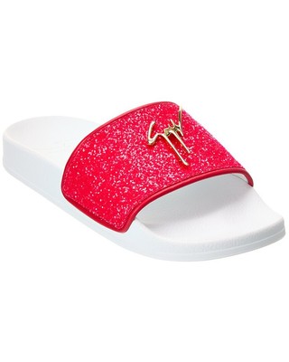 

Женские шлепанцы с блестками Giuseppe Zanotti Newlaburela, Розовый, NA